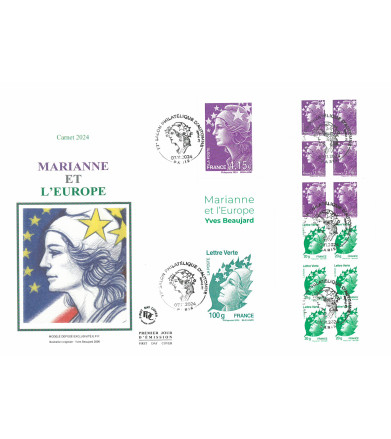 CARNET MARIANNE ET L'EUROPE